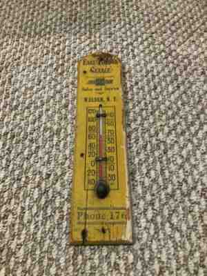 Vintage Chevrolet Dealership thermometer wood Very nice condition !