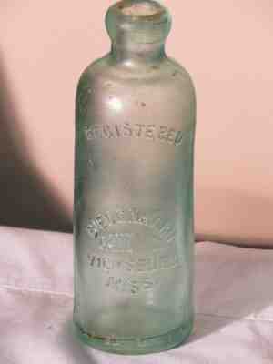 Original Vintage Coca Cola Hutch Bottle Biedenharn Candy Co Vicksburg Miss 1890s