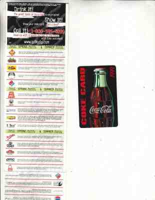 1999 COKE CARDS  500 PIECES FROM PHONIX AZ. IN ORIGINAL DISTRIBUTION BOX   NOS