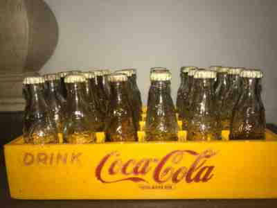 Vintage 50s Cocacola Mini Bottles Set Of 24 Unopened Super RareALMOST NOBODY HAS