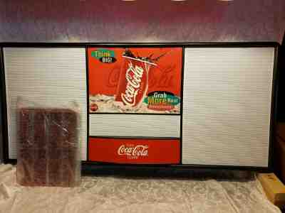 Coca Cola Menu Board Sign w/ Letters & Numbers - Vintage 1990's New Old Stock