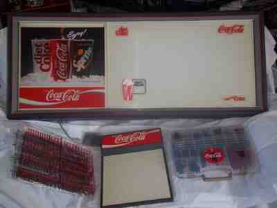 4ft Lighted Coca-Cola Menu Board Sign w/Bonus Sign 2 Sizes of Letters & Numbers!