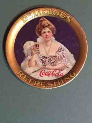 1903 Coca Cola Original Authentic Hilda Clark Tip Change Tray. Very Nice Colors.