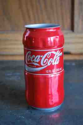 Super Rare Coca-Cola Contoured Aluminum Can 1995 Test 12 oz Coke 