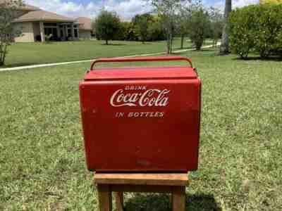 Vintage Cavalier Coca Cola in Bottles Chest Cooler Unrestored
