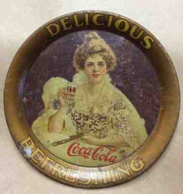 1903 Original Coca-Cola Hilda Clark Tip Tray  INV-P0444