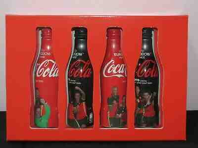 Coca-Cola Collectors Box Belgium Soccer UEFA Euro 2016 Aluminum Bottle Limited