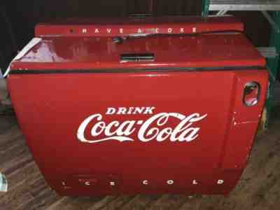 1954 COCA-COLA Cavalier Master Dry Cooler CMD-B - Red & White Gorgeous! WORKS!!