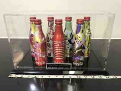 COCA COLA 2008 BEIJING CHINA OLYMPIC 8.5 OZ ALUMINUM ALU BOTTLE FULL CAN 7PC SET