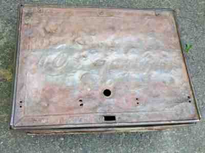 ANTIQUE Rare Coca-Cola railroad metal bottle shipping crate Clifton force VA.