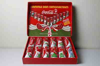 2008 Coca Cola 12 cans boxed set from Austria, UEFA Euro 2008