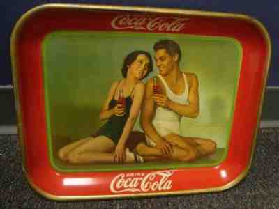 1934 Johnny Wiessmuller Coca-Cola Serving Tray