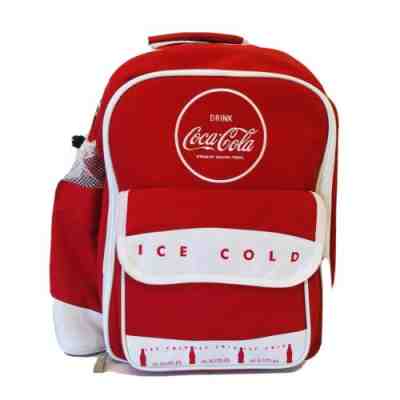 Coca Cola Backpack Collectible Picnic Set Cooler New Bag Coca Cola Classic