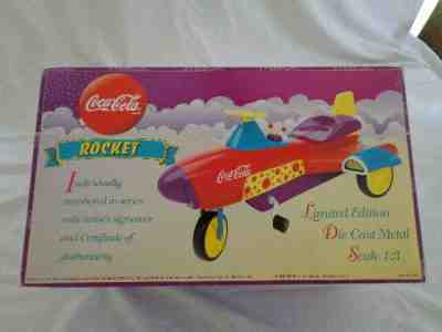  LIMITED EDITION COCA COLA PEDAL ROCKET 1:3 SCALE DIE CAST 