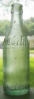Vicksburg Mississippi MS Biedenharn Straight Side embos Script Coca Cola Bottle