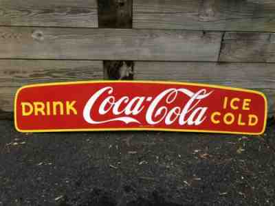 Vtg Drink Coca Cola Truck Cab Topper Beverage Coke Soda Advertising Sign RaRe