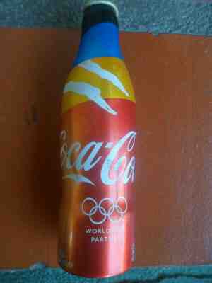 venezuela coca cola alumminiun bottle olimpic games london 1912