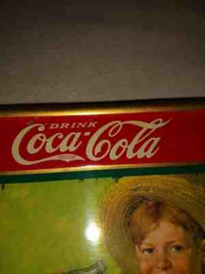 Original 1931 Coca Cola -Serving Tray- "Norman Rockwell" and Boy with his dog
