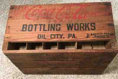 Rare Coca-Cola 24 Bottle Crate / Wood Box - Anchor Box & Lumber Co. - Phone 916