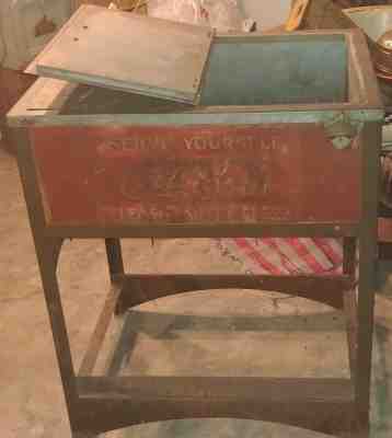 Antique Coca-Cola Glascock Cooler circ. 1929 Very Hard to Find!  Still works!