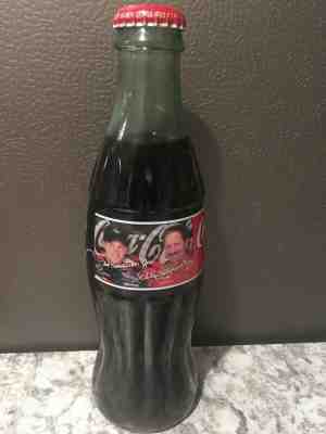 Signed Dale Earnhardt and Dale Jr Coke bottle Autographed by both 