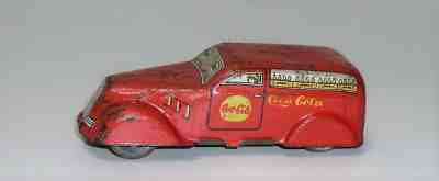 RARE VINTAGE 1950'S COCA-COLA AM-BO (IOGNA) TIN DELIVERY TRUCK MADE IN ITALY