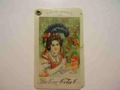 Antique Coca Cola Celluloid Stamp Holder 1902