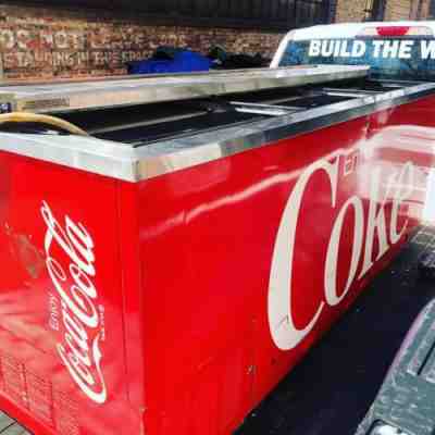 Antique WORKING Beverage Air Coca Cola REFRIGERATOR Unique Store Decor Retro