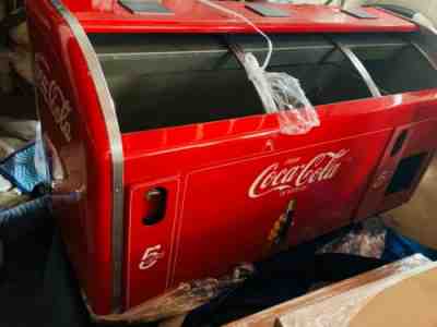 Vintage Coke Cooler With Bar Top, Coca Cola Ice Box