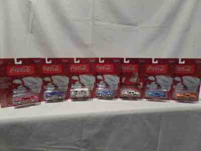 JOHNNY LIGHTNING COCA COLA "SANTA CLAUS & POLAR BEAR SERIES  LOT OF 7 NEW