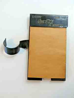 1920's Coca-Cola Note Pad Holder for Candlestick Phone 