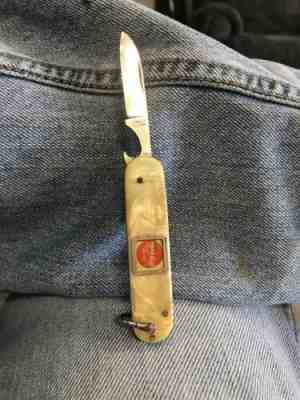 Serve Coke Be Smart Germany Moving Advertising Pocket Knife  Coca Cola