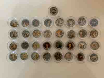 1977 Coca Cola Botlle Top Star Wars Crown Cap Very Rare 33 Complete Colection 