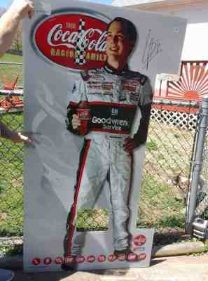Kevin Harvick Coke machine front panel Excellent condition and Rare