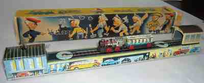 VINTAGE 1956 W.GERMANY COCA-COLA ARNOLD TRAIN WINDUP TIN TOY W/BOX