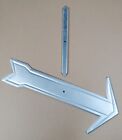 1940's -1950's COCA COLA ARROW & MOUNTING BRACKET FOR 12" BUTTON SIGN