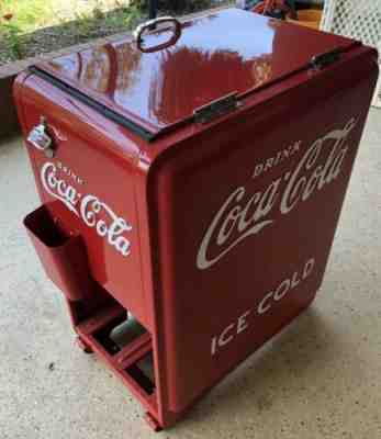 Vintage Westinghouse Coca Cola Junior Bottle Ice Box Cooler Coke