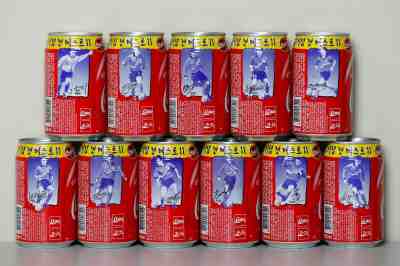 1998 Coca Cola 11 cans set from South Korea, 1998 FIFA World Cup