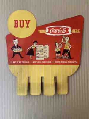 Vintage Coca Cola 1950’s Display Rack Sign
