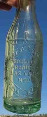 BOTTLE "BEST BY A DAM SITE" COCA COLA BOTTLING CO NEV HOOVER / BOULDER DAM 1930s