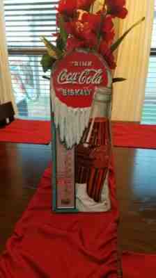 Early Rare German Coca-cola Advertising Thermometer 