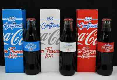 *Only 80 sets made 2019 6th Coca Cola Convention Paris,France 3 Bottle Box sets