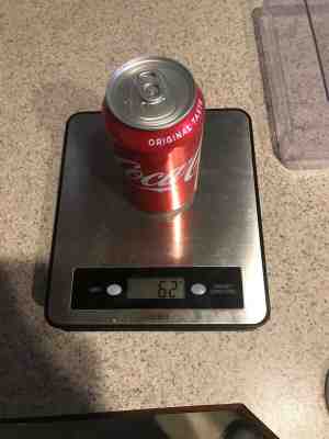 Factory Defect Coke Can 2.4 Fl Oz in a 12 Fl Oz Can