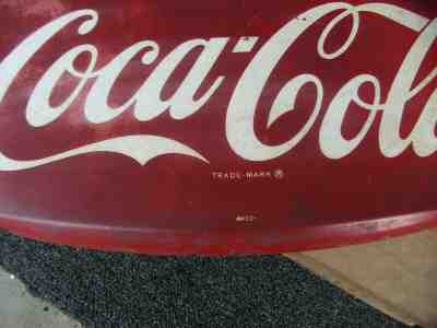  Original coca cola fishtail sign bottle rack 1950s 15 3/4in X 7 3/8in 