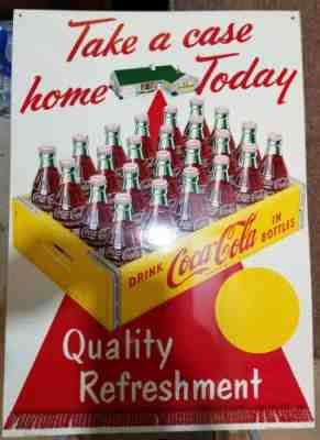 Vintage coca cola sign