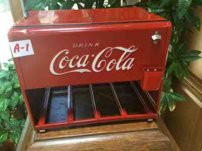 Extra Nice ALL-ORIGINAL 1939 Coca Cola Salesman Sample Cooler with Case & Paperw