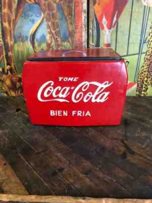 VINTAGE COCA COLA CHAMBON COUNTERTOP COOLER SIGN PEPSI 7UP DR PEPPER ORANGE CRUS