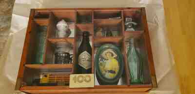 Vintage 1986 Coca-Cola 100th Centennial Celebration Wood Display Case NOS