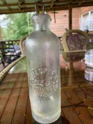 Rare Jasper Coca-Cola Hutchinson Bottle. Circa 1900.