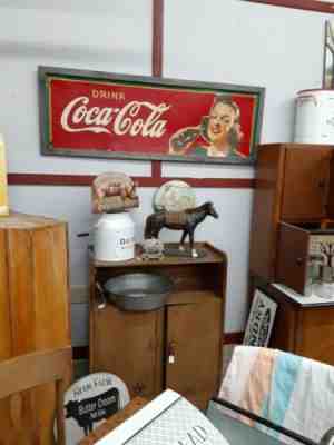 Vintage Hard To Find 1940s Drink Coke Cola Sign